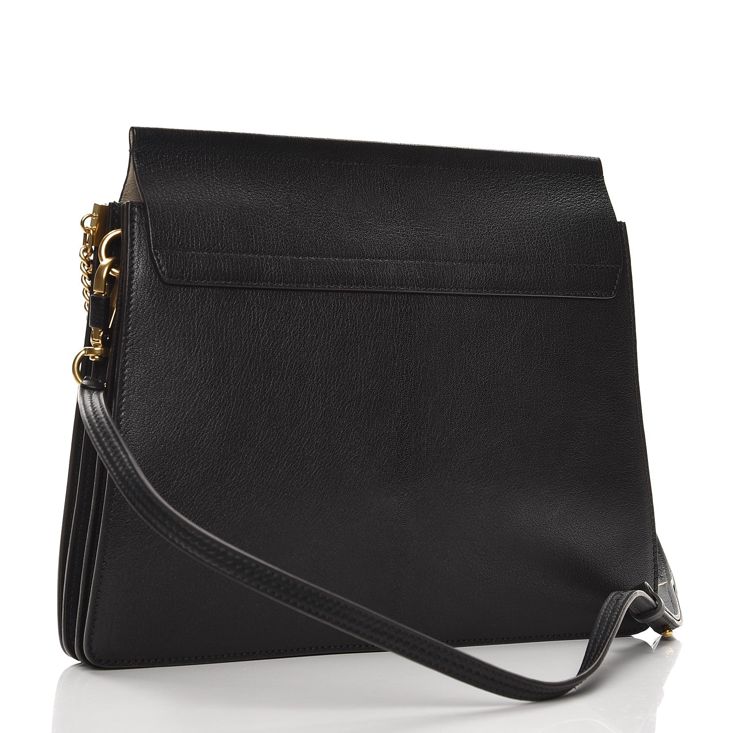 Chloe Calfskin Medium Faye Shoulder Bag Black 3 of 8