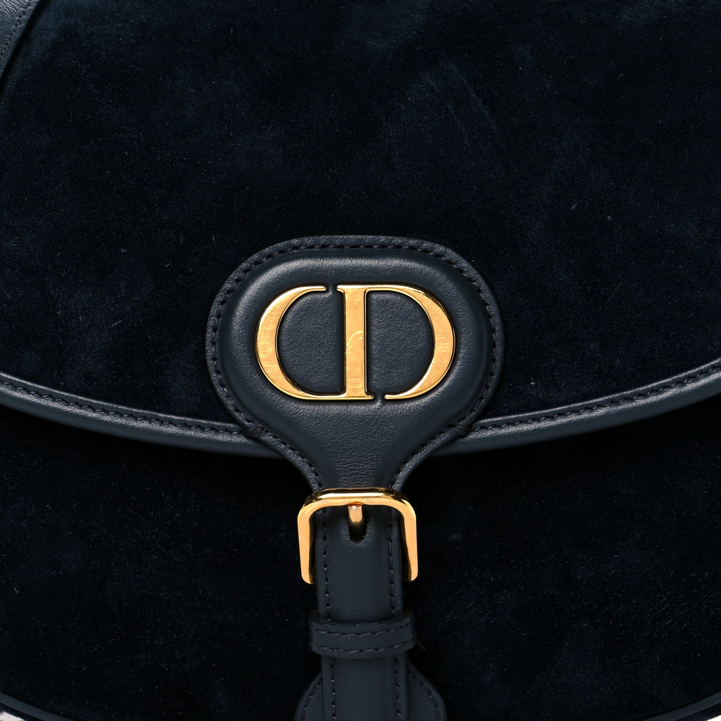 Suede Medium Bobby Flap Navy