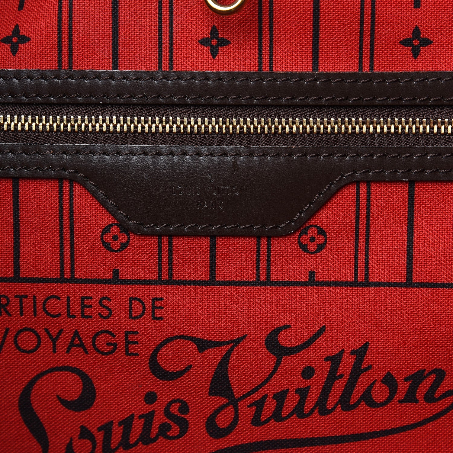 Louis Vuitton Damier Ebene Neverfull MM 6 of 19