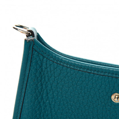 Hermes Taurillon Clemence Evelyne TPM Bleu Izmir 13 of 13