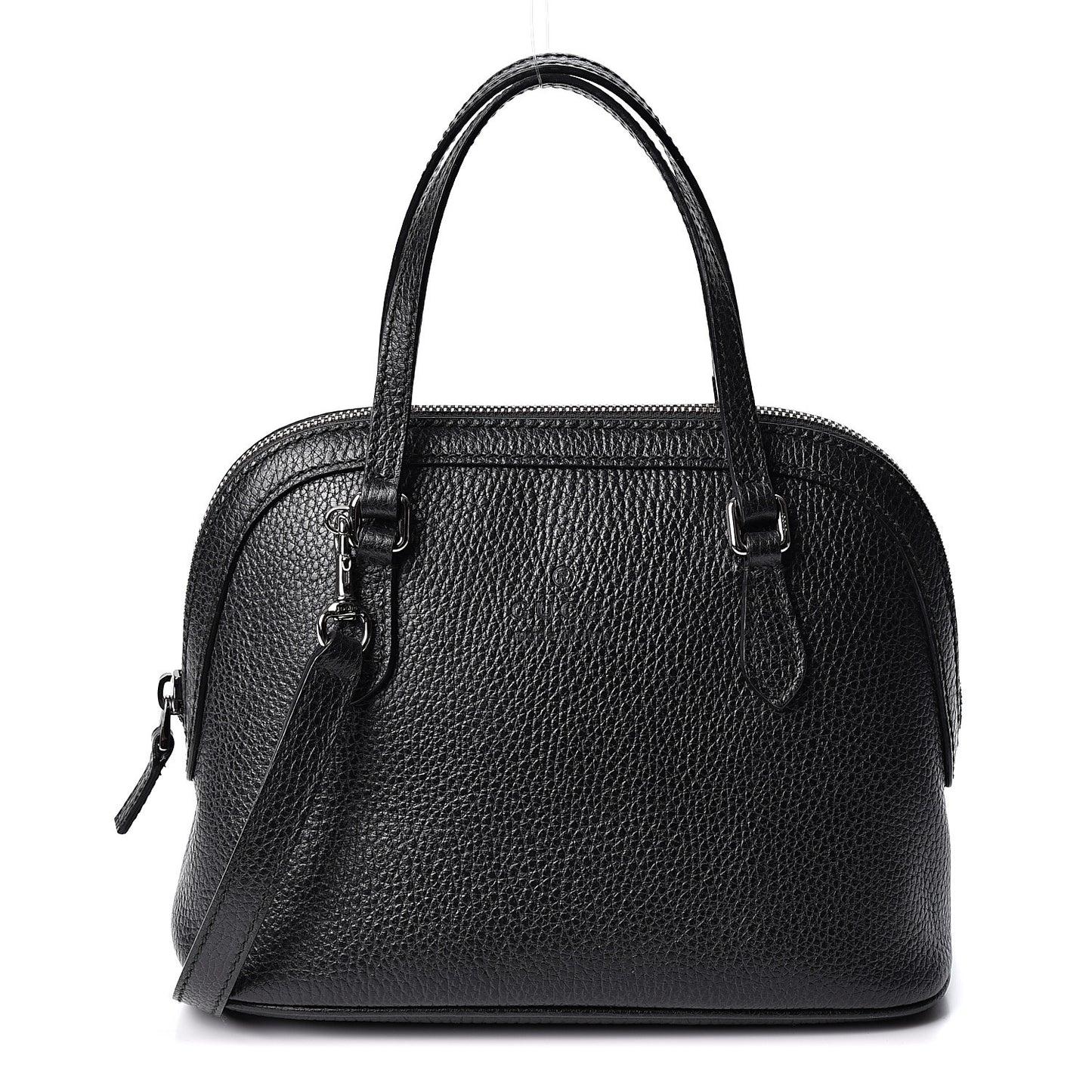 Calfskin Mini Dome Bag Black