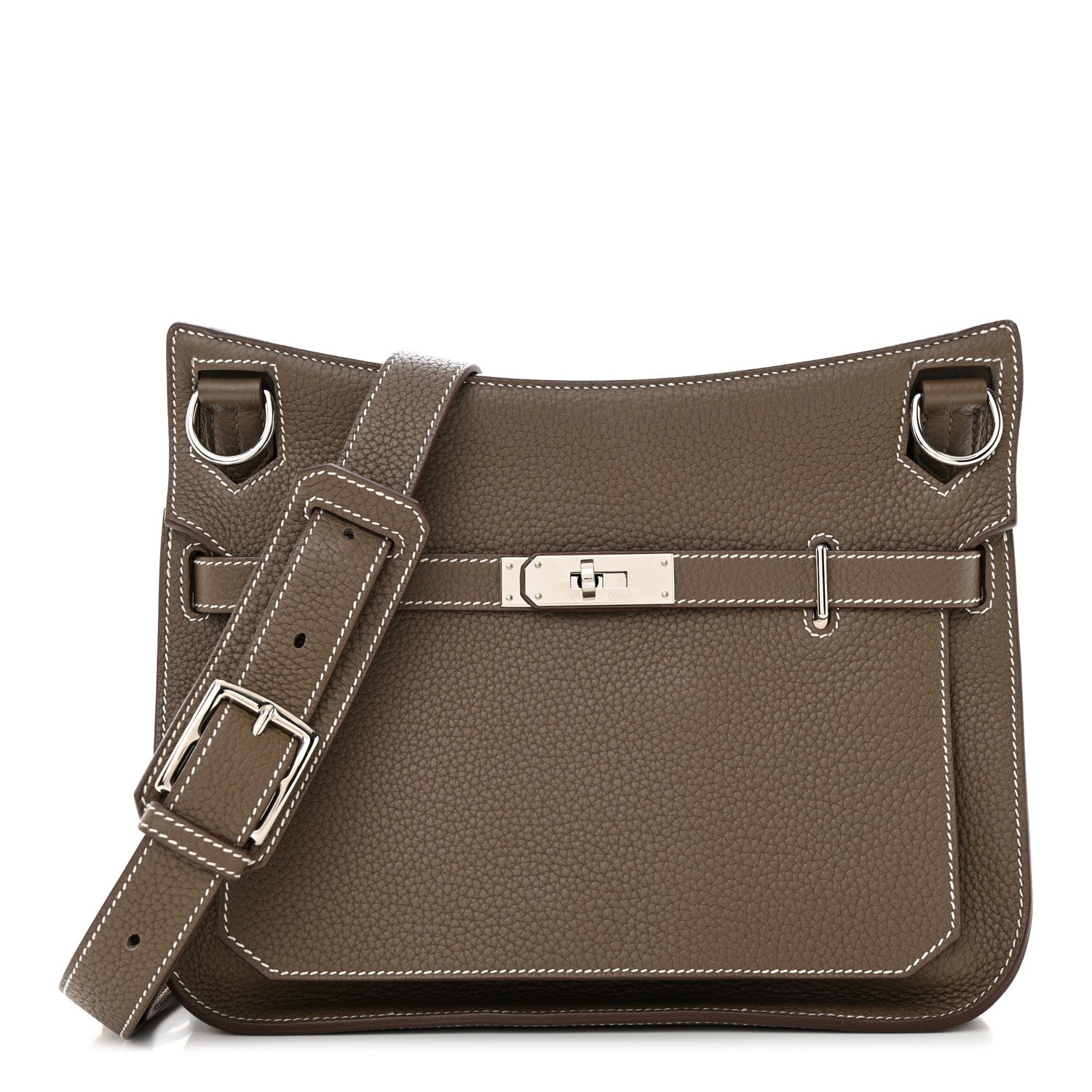 Hermes Taurillon Clemence Jypsiere 28 Etoupe 1 of 13