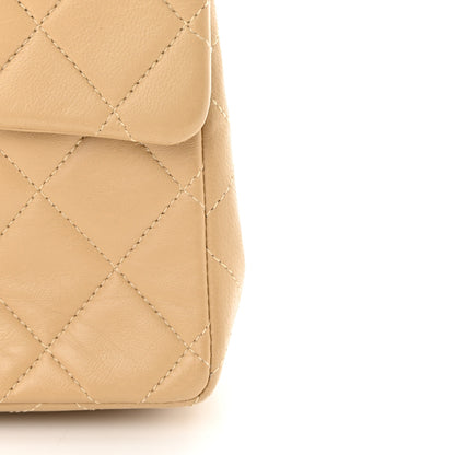 Chanel Lambskin Quilted Mini Square Flap Beige 12 of 14