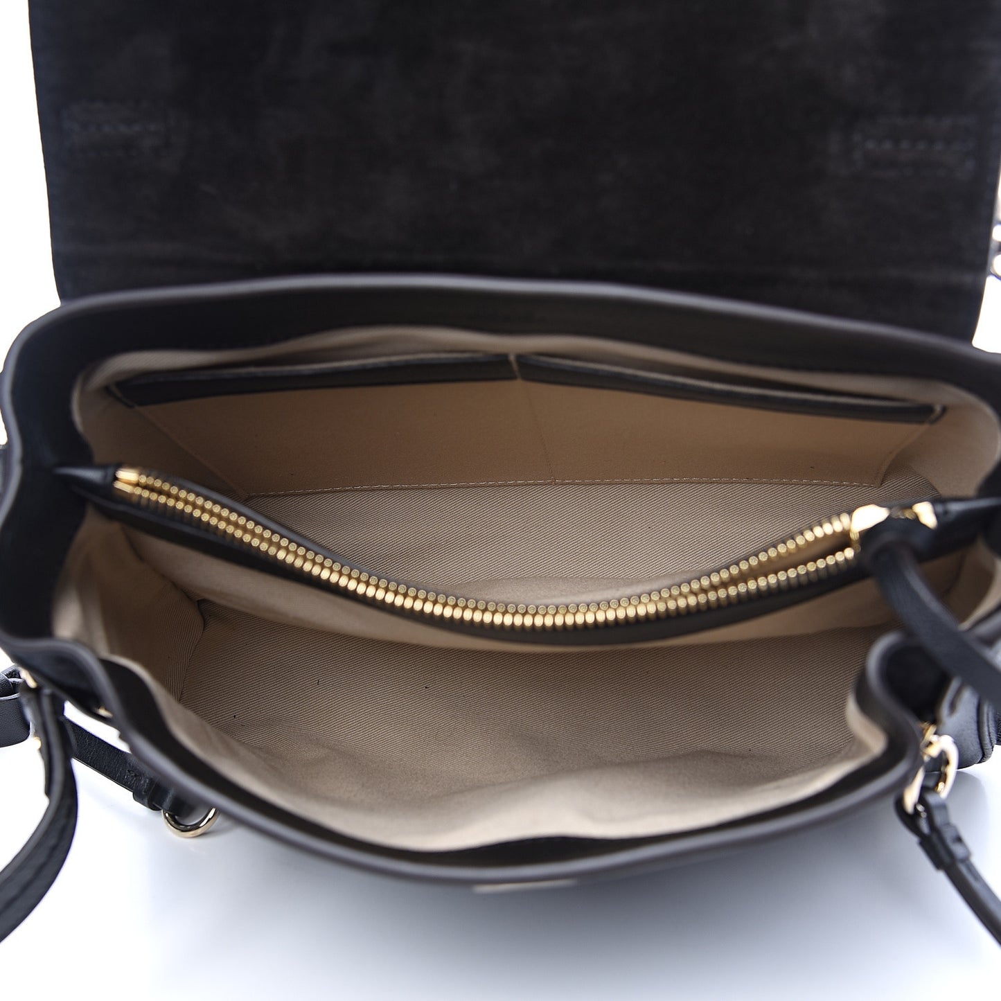 Calfskin Small Faye Day Shoulder Bag Black