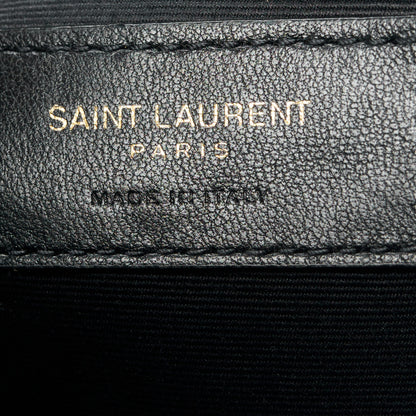 Saint Laurent Calfskin Matelasse Monogram Lou Camera Bag Black 6 of 11