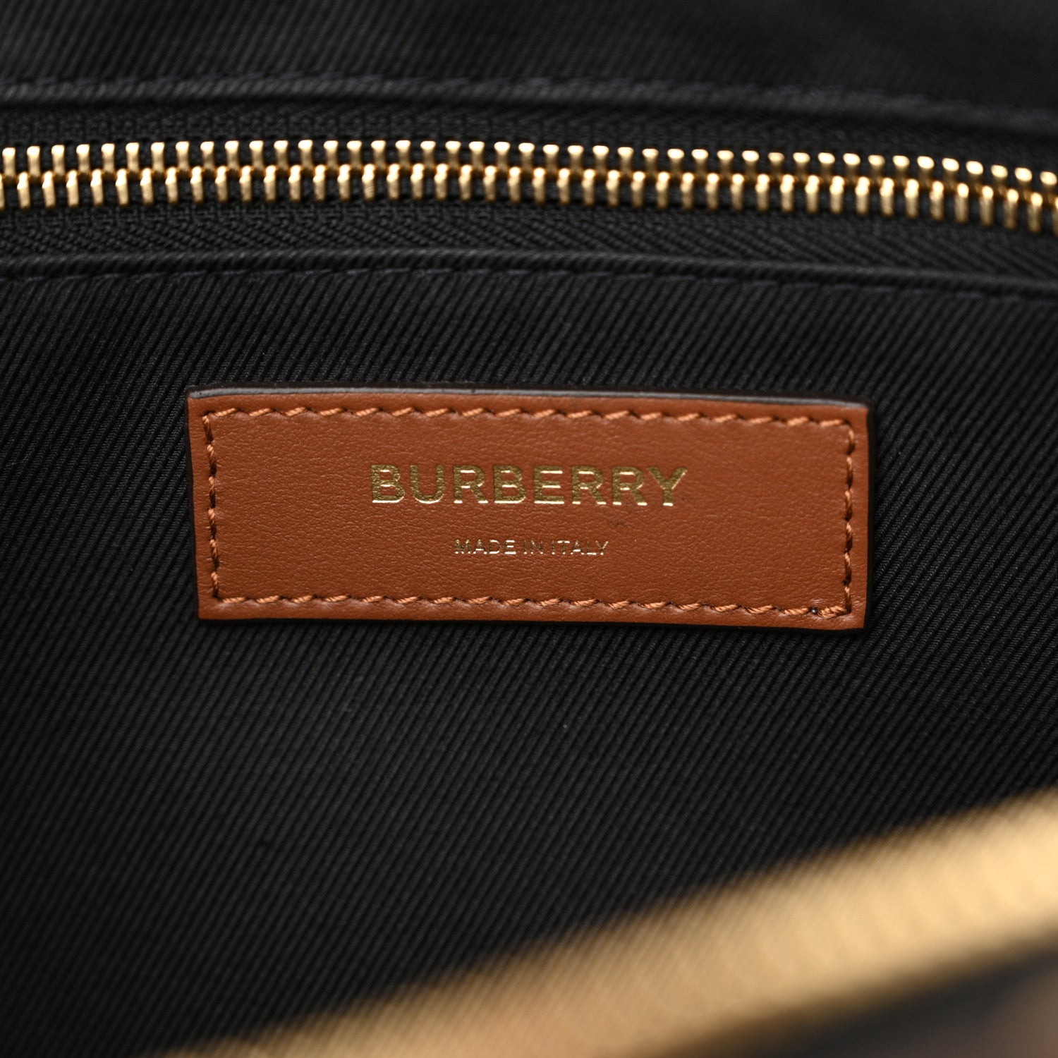 Burberry E-Canvas Monogram Camera Bag Bridle Brown 6 of 10