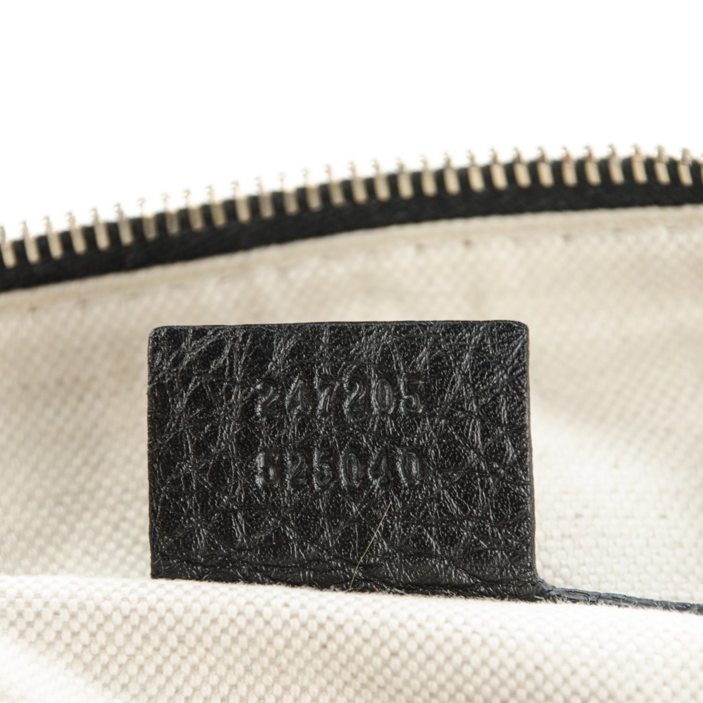 Calfskin Vintage Web Medium Boston Black
