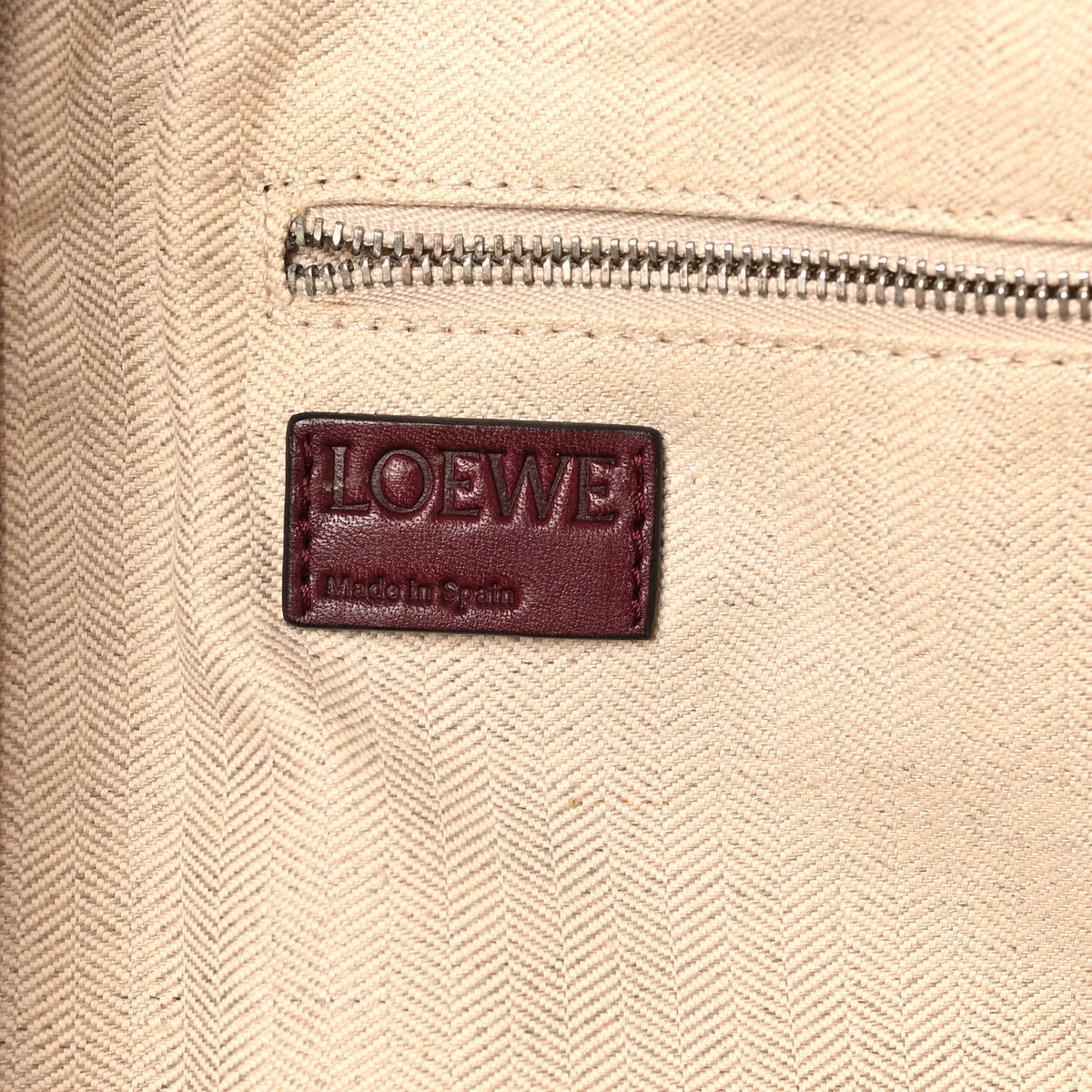Calfskin Travel Bag Burgundy