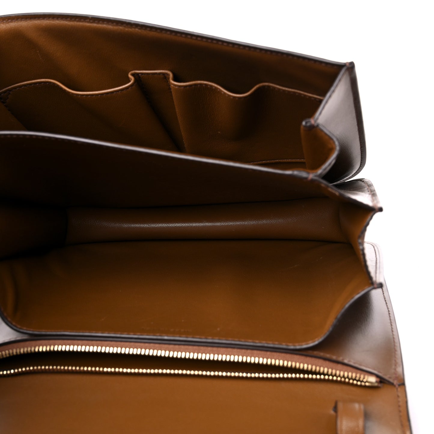 Box Calfskin Medium Classic Box Flap Bag Camel