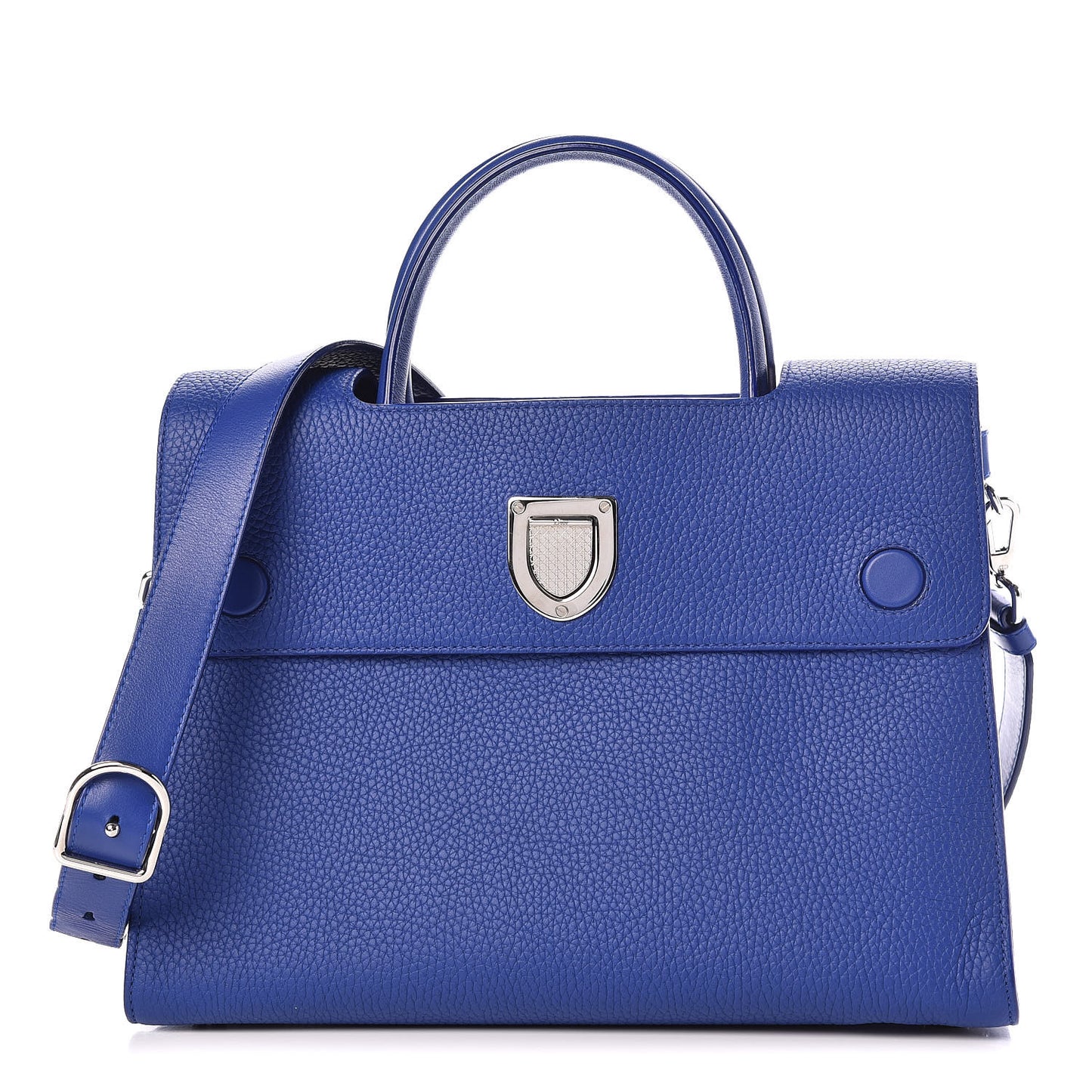 Bullcalf Medium Diorever Flap Yves Klein Blue