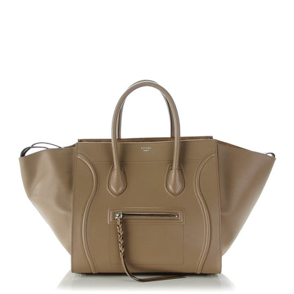 Celine Grained Calfskin Medium Phantom Luggage Taupe 1 of 8