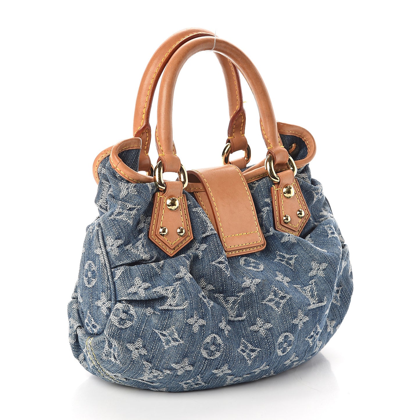 Monogram Denim Pleaty Blue