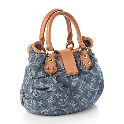 Louis Vuitton Monogram Denim Pleaty Blue 2 of 7