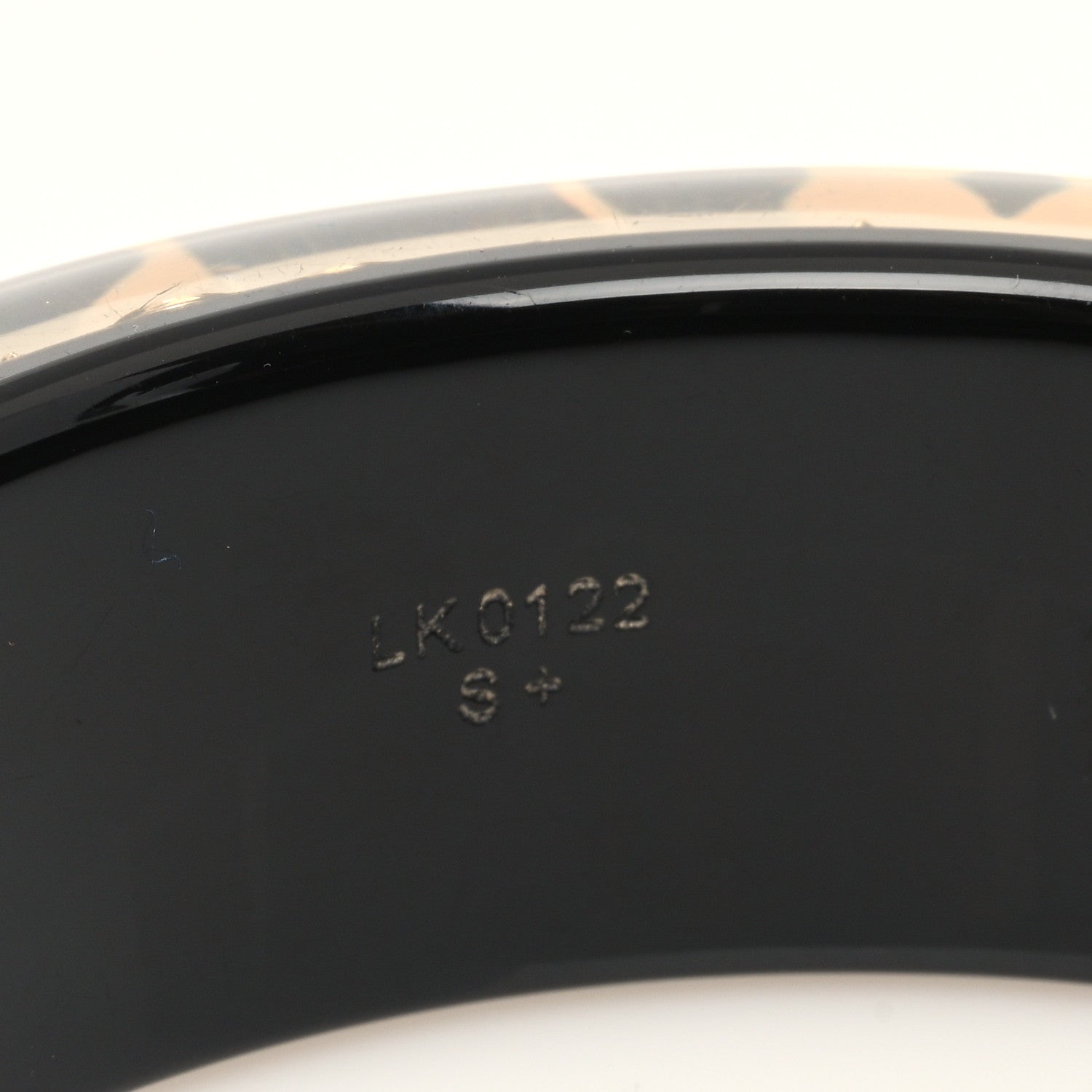 Louis Vuitton Resin Swarovski Medium Inclusion Bracelet GM Black 4 of 4
