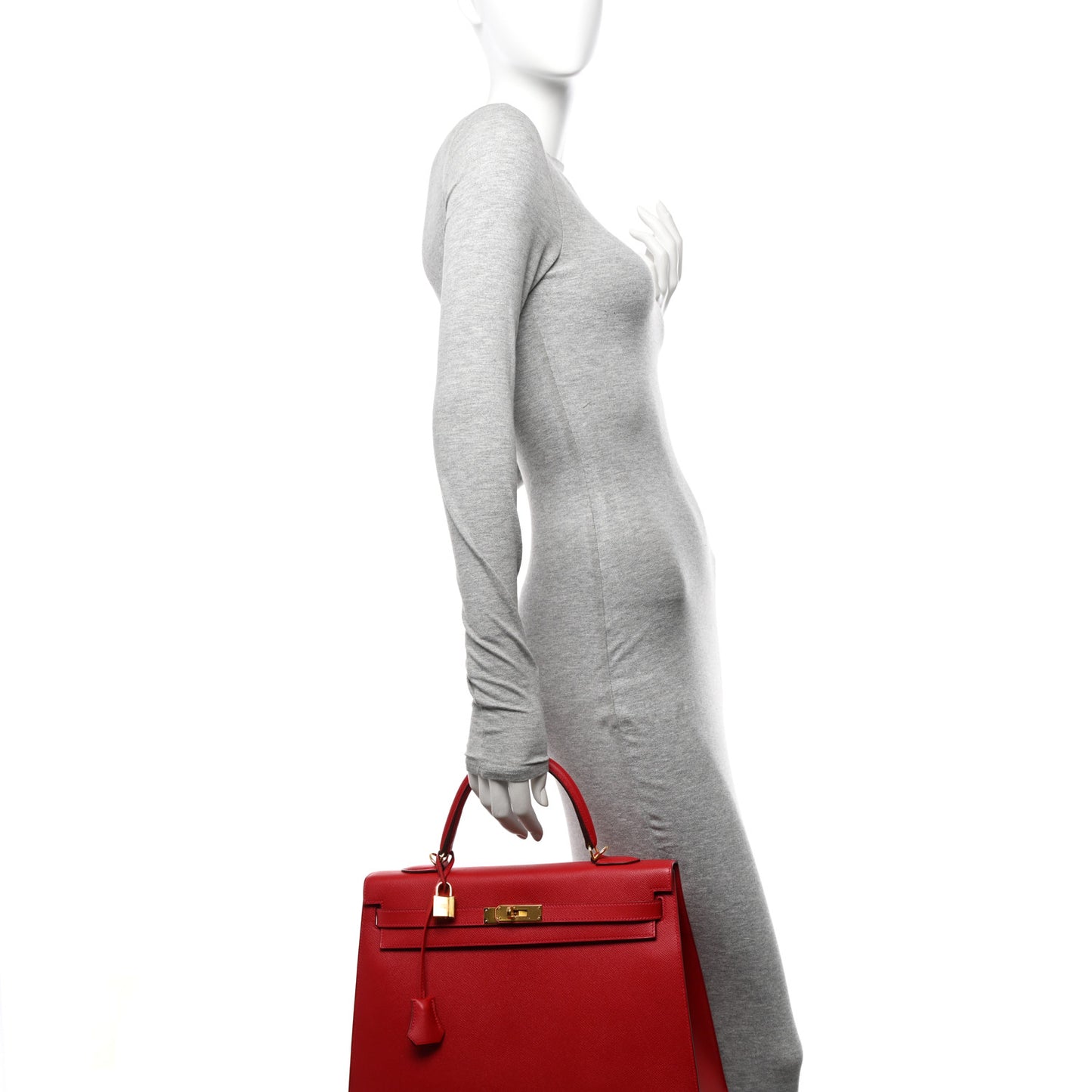 Epsom Kelly Sellier 35 Rouge Casaque