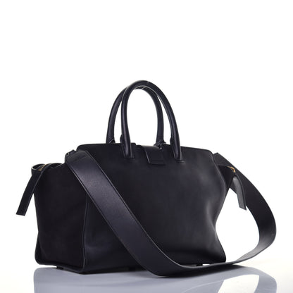 Saint Laurent Calfskin Small Monogram Downtown Cabas Black 4 of 11