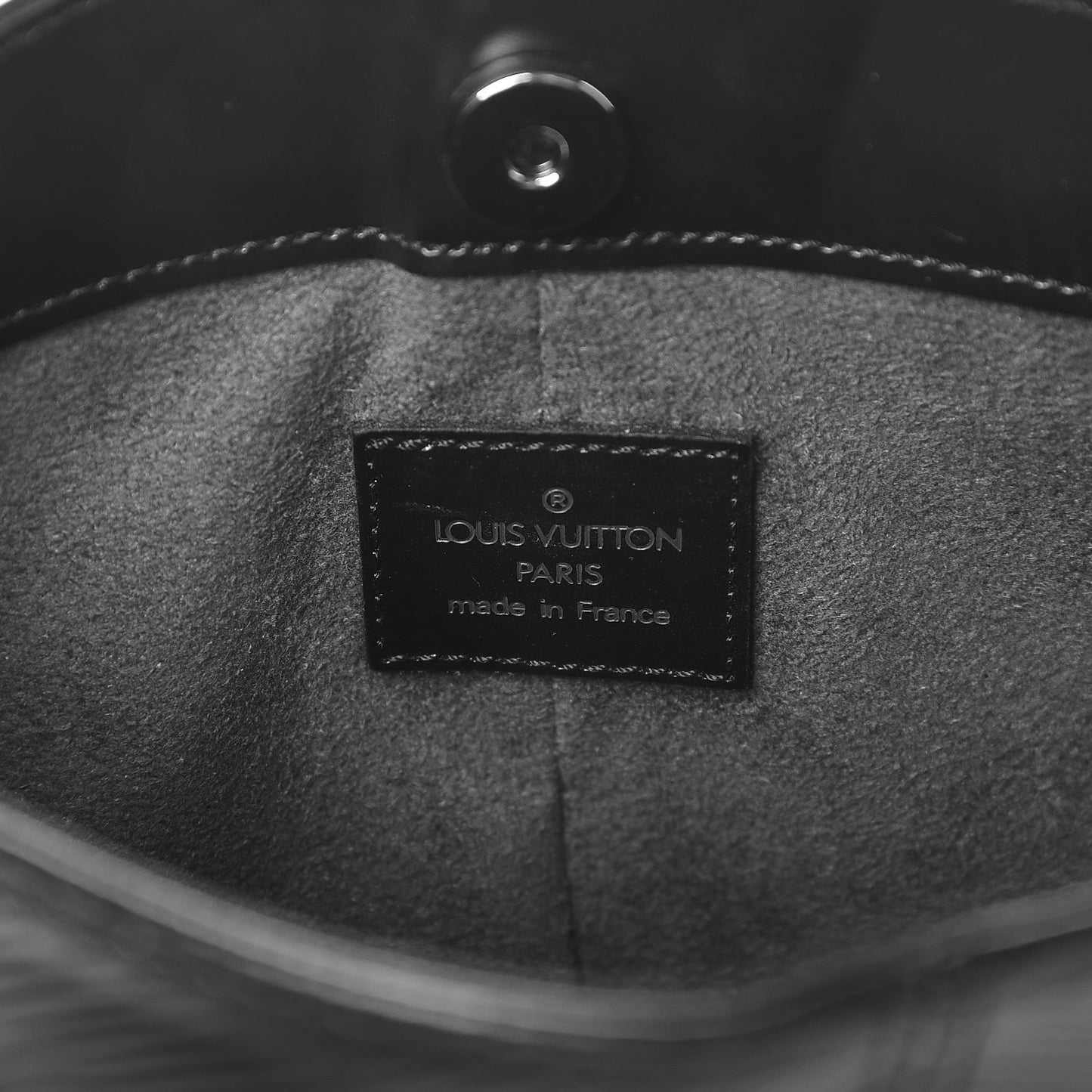 Epi Demi Lune Pochette Black