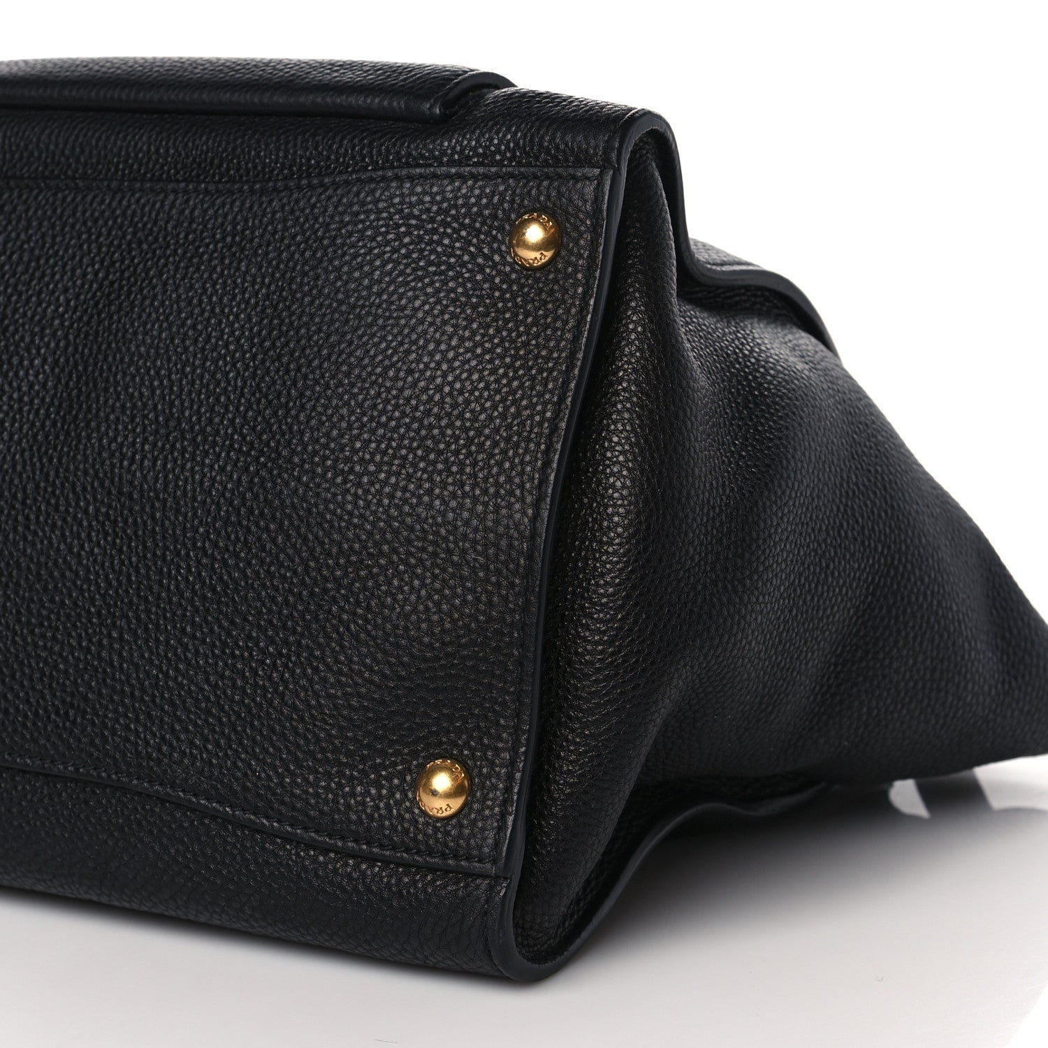 Prada Vitello Daino Shopping Tote Black 8 of 8
