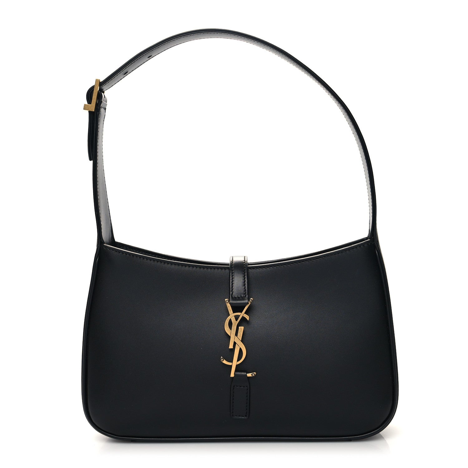 Saint Laurent Smooth Calfskin Le 5 A 7 Hobo Black 1 of 11