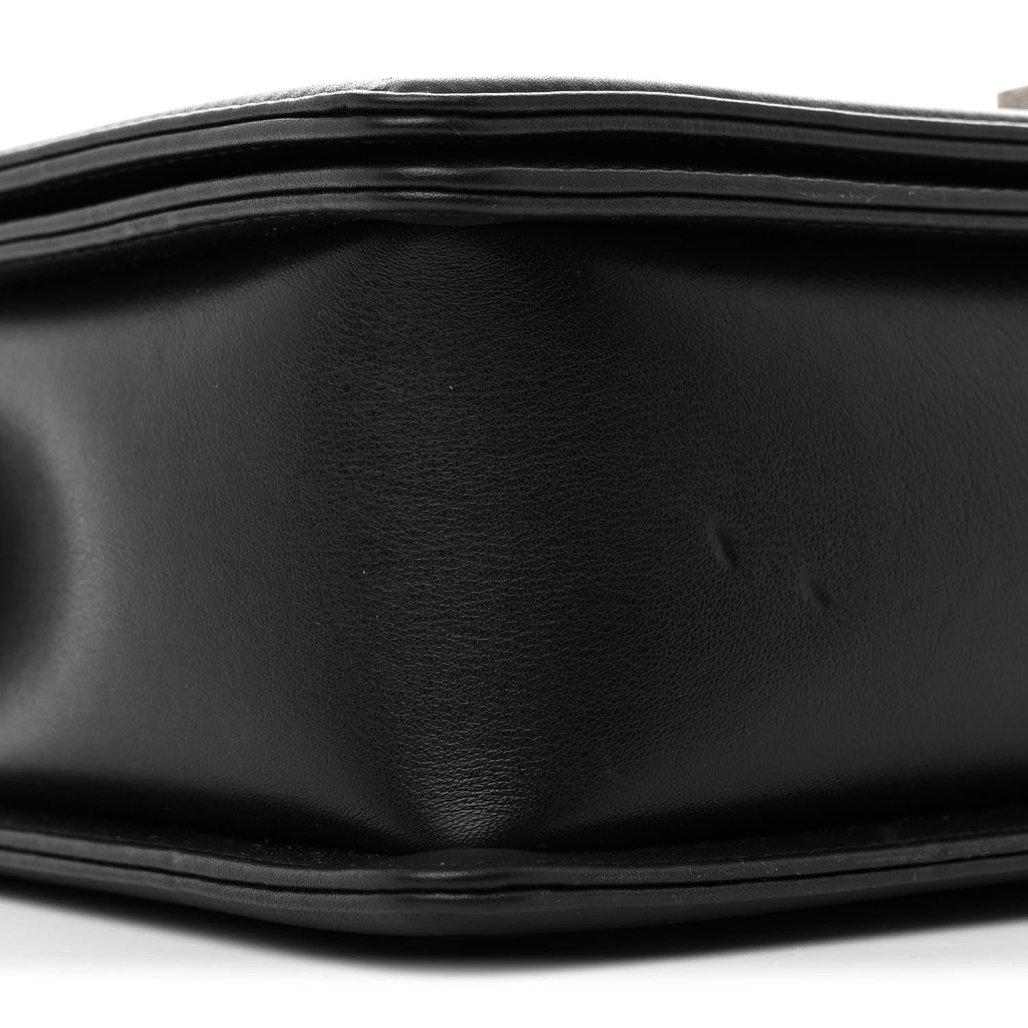 Chanel Calfskin Embossed New Medium Cordoba Boy Flap Dark Grey 9 of 12