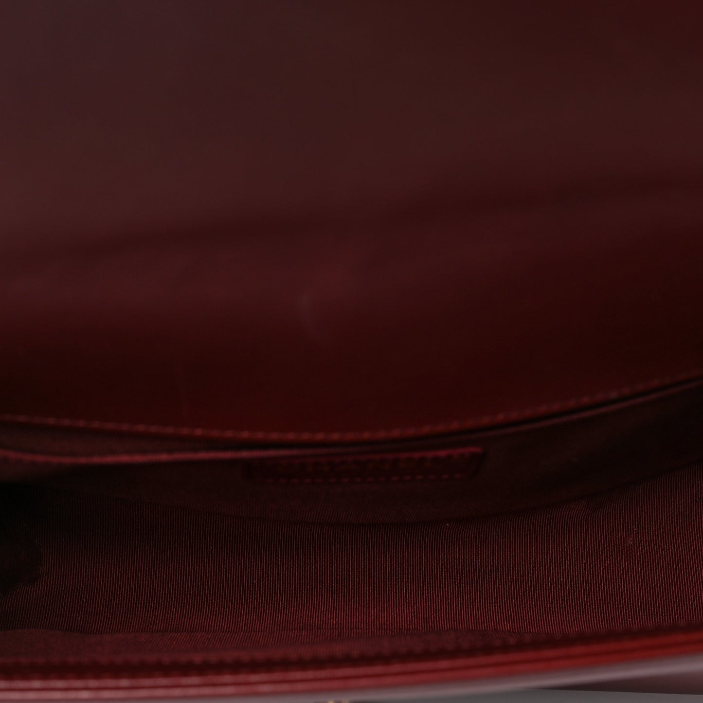 Lambskin Quilted Medium Boy Flap Burgundy