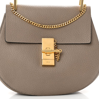 Chloe Grained Lambskin Drew Shoulder Bag Motty Grey 7 of 9
