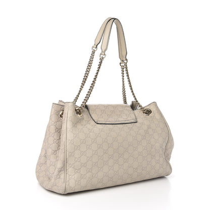 Gucci Guccissima Signature Medium Emily Shoulder Bag Mystic White 2 of 11