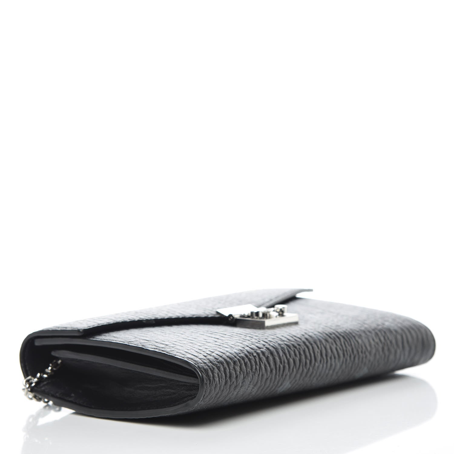 MCM Visetos Patricia Continental Crossbody Wallet Black 4 of 10