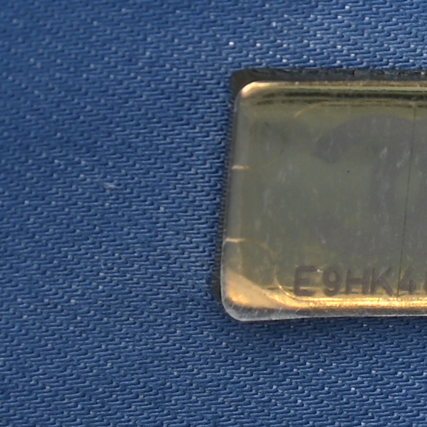 Denim Quilted Mini Denim Mood Rectangular Flap Blue Multicolor