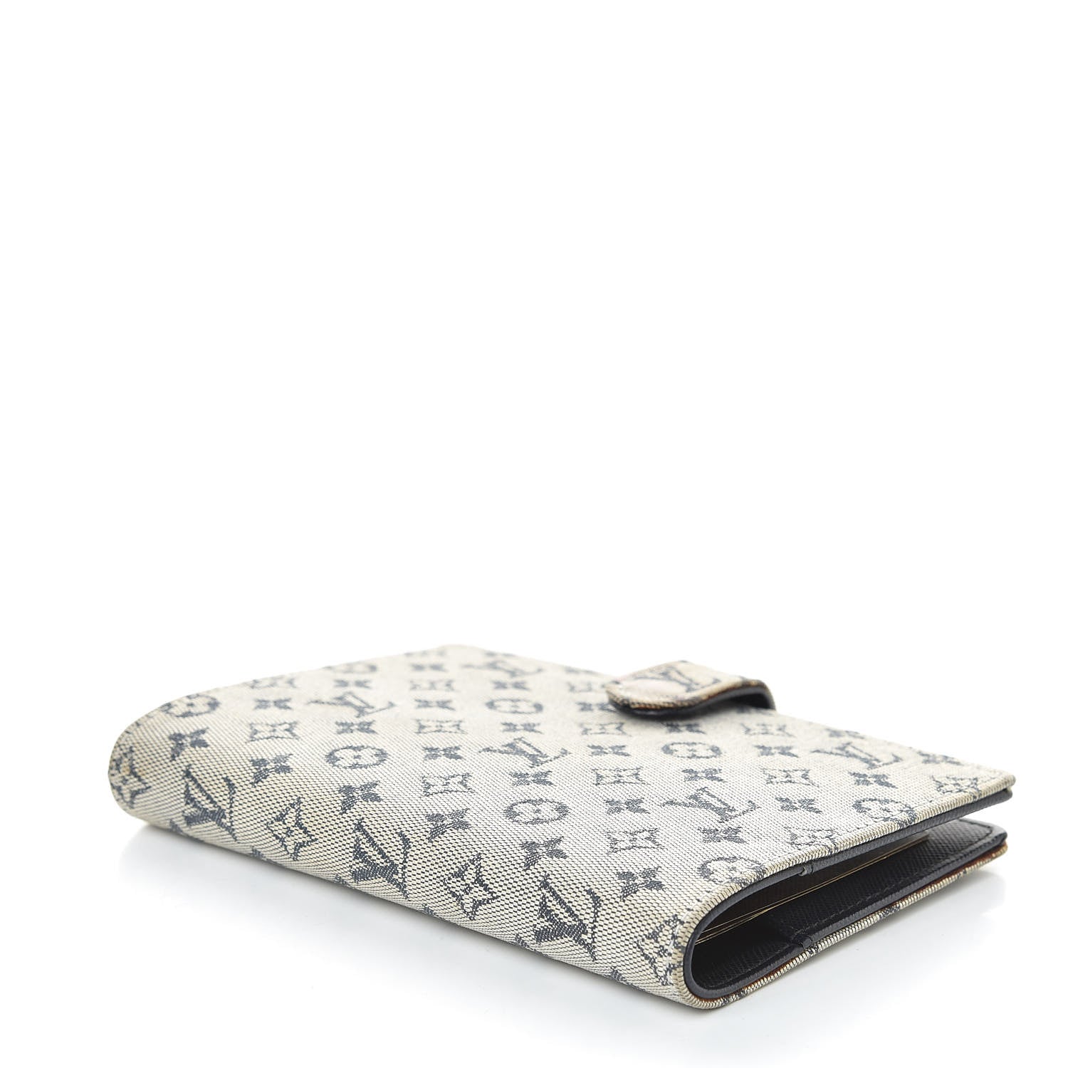 Louis Vuitton Mini Lin Small Ring Agenda Cover Blue 4 of 7