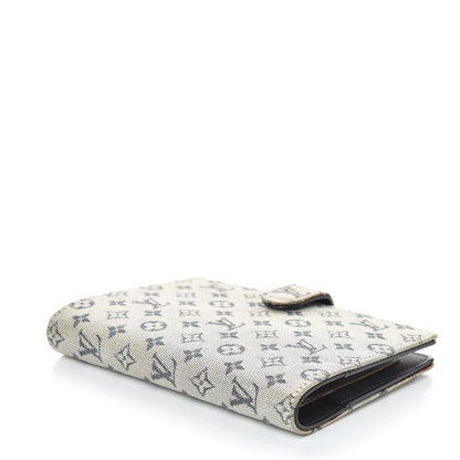 Louis Vuitton Mini Lin Small Ring Agenda Cover Blue 4 of 7