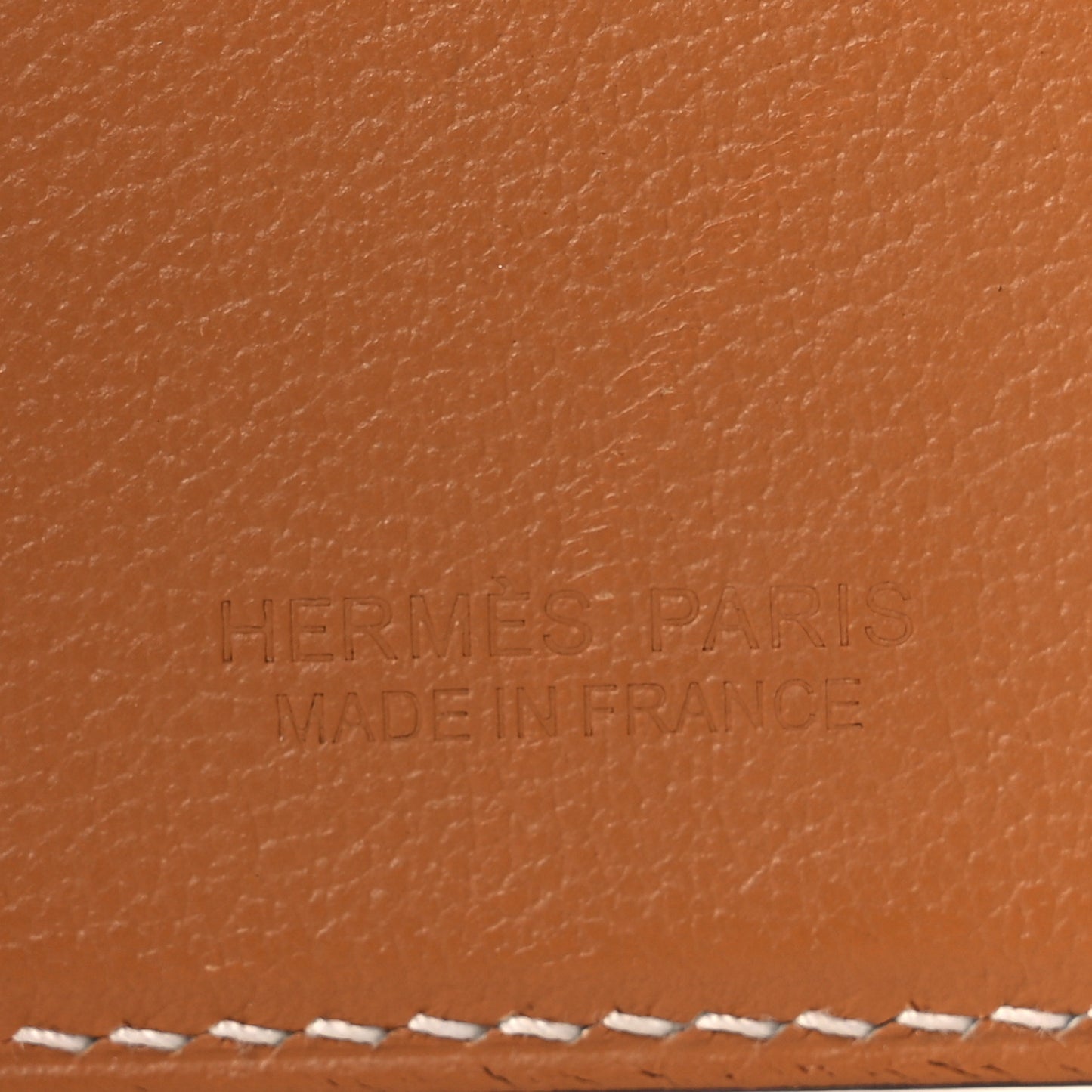 Swift Stitched Cheval MagSafe Card Holder Gold
