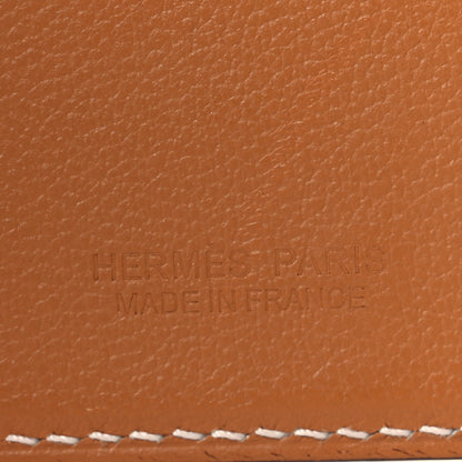 Hermes Swift Stitched Cheval MagSafe Card Holder Gold 5 of 7