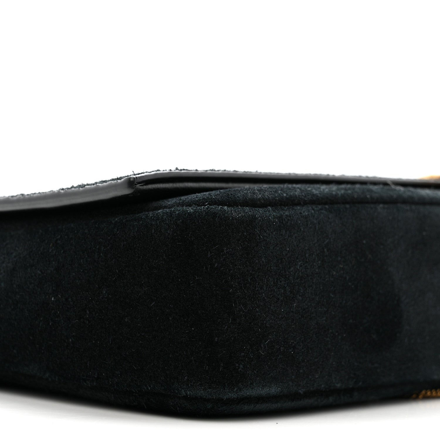 Saint Laurent Suede Monogram Tassel Kate 99 Baguette Bag Black 9 of 15