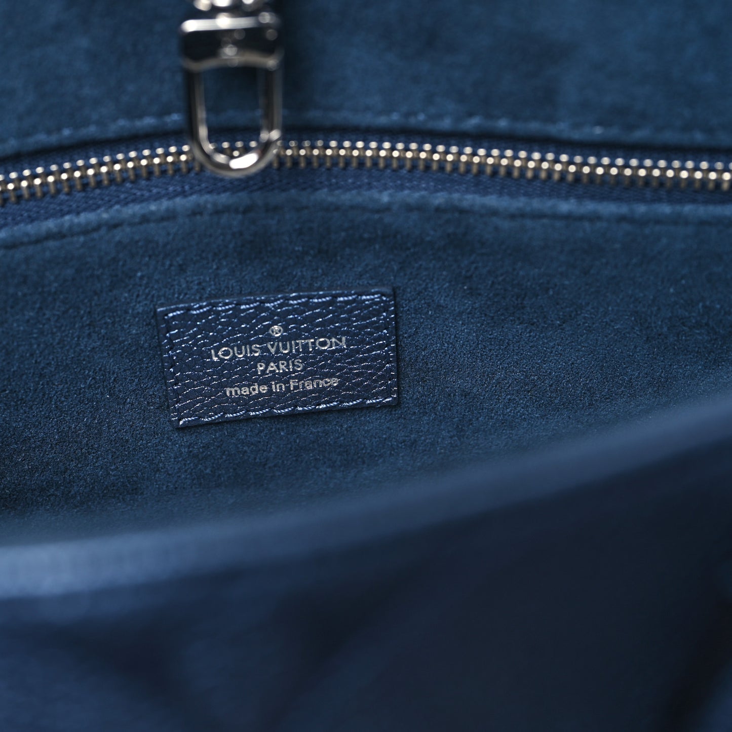 Metallic Empreinte Monogram Giant Onthego PM Navy Nacre