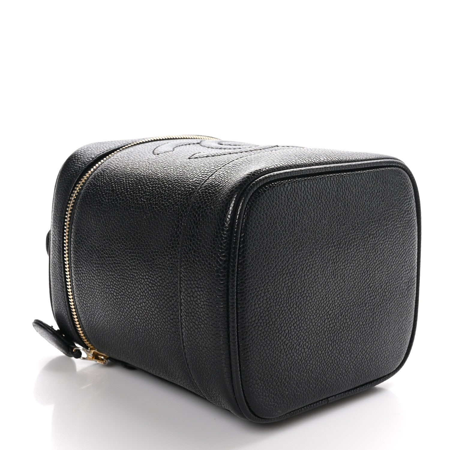 Chanel Caviar Vanity Cosmetic Case Black 4 of 13