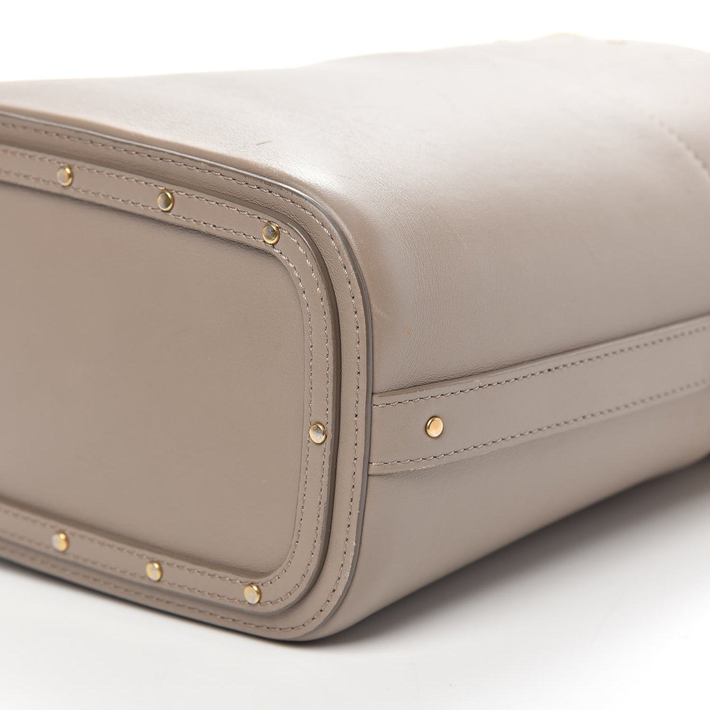 Smooth Calfskin Small Roy Bucket Bag Motty Grey