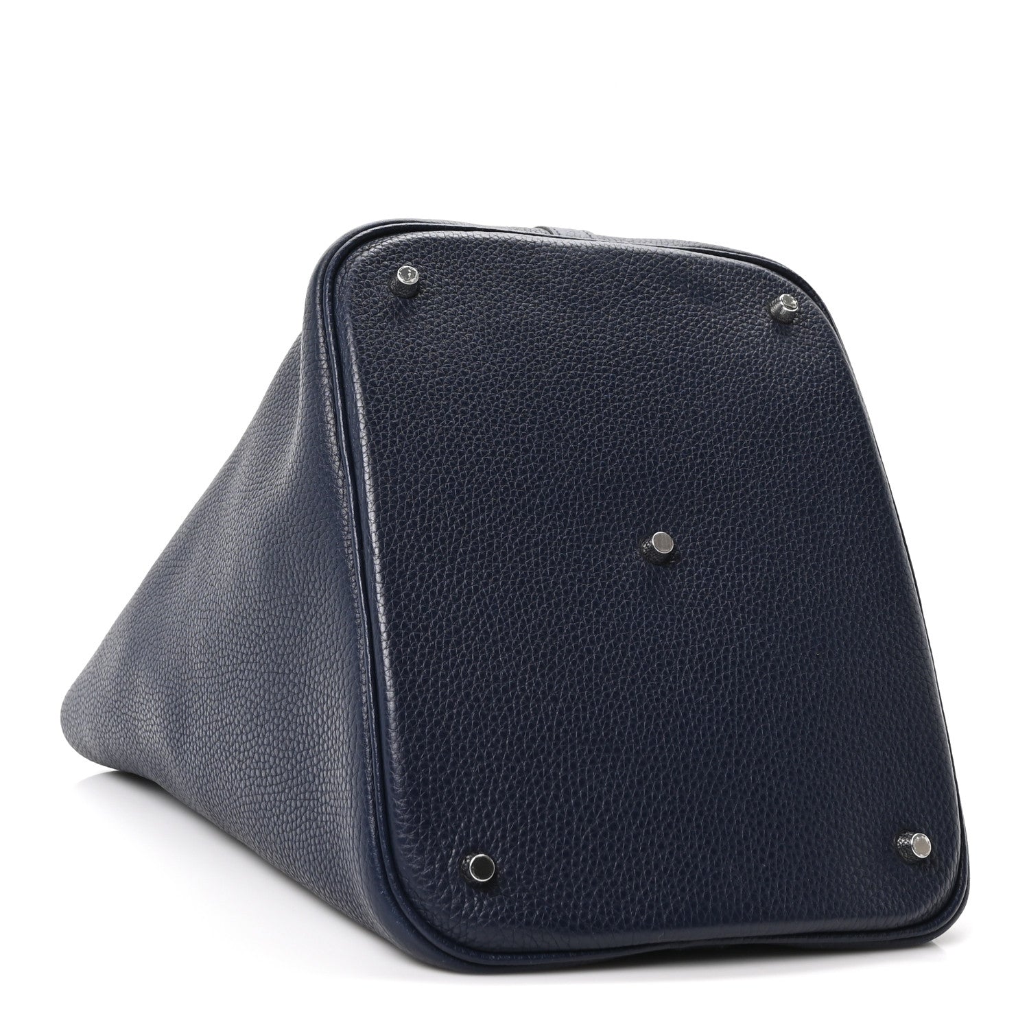 Hermes Taurillon Clemence Picotin Lock 26 GM Bleu Nuit 4 of 9