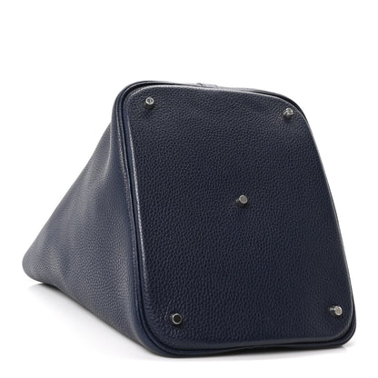 Hermes Taurillon Clemence Picotin Lock 26 GM Bleu Nuit 4 of 9