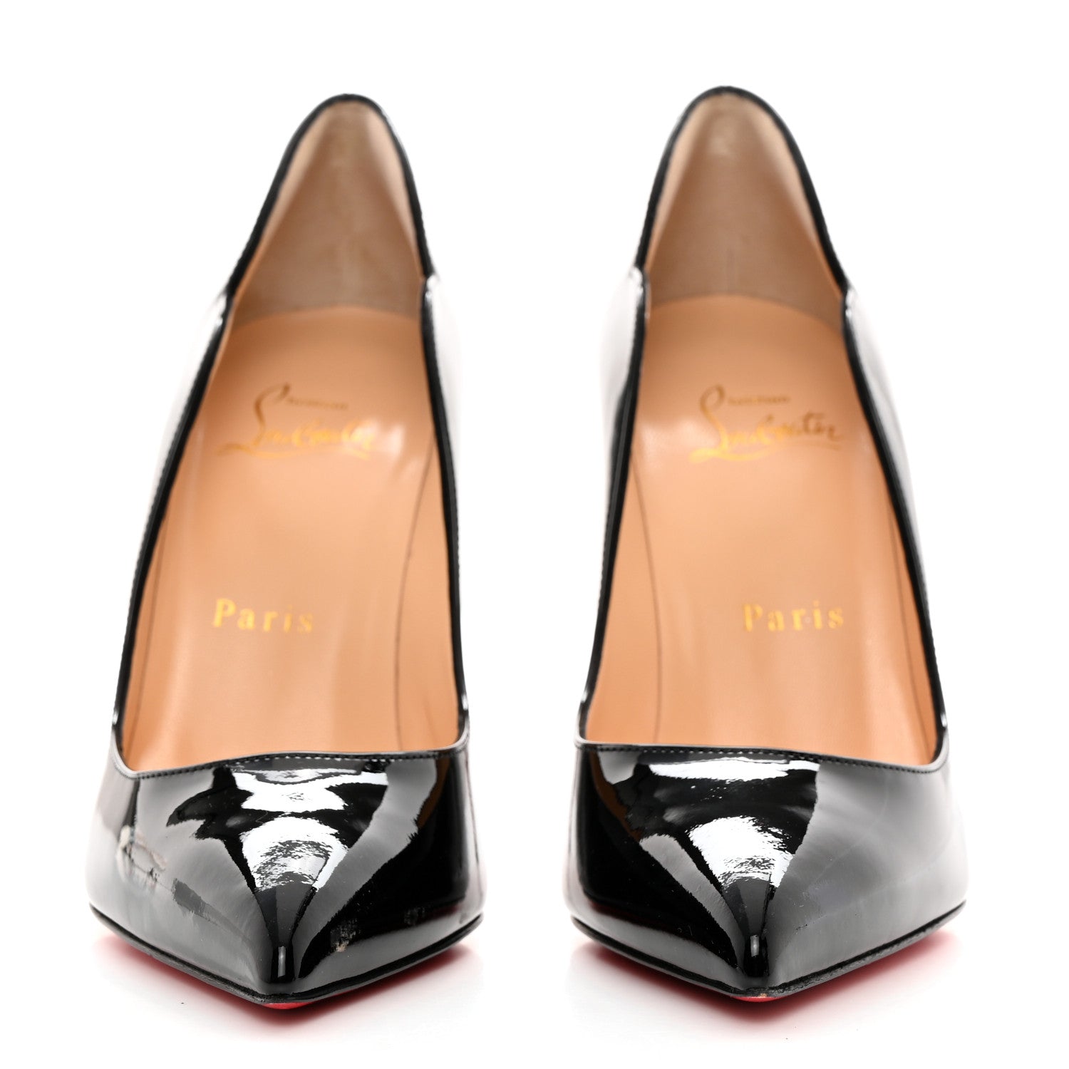 Christian Louboutin Patent Hot Chick 100 Pumps 36.5 Black 2 of 7