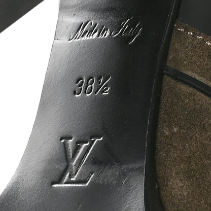 Louis Vuitton Suede Calfskin Monogram Star Trail Ankle Boots 38.5 Khaki 7 of 7