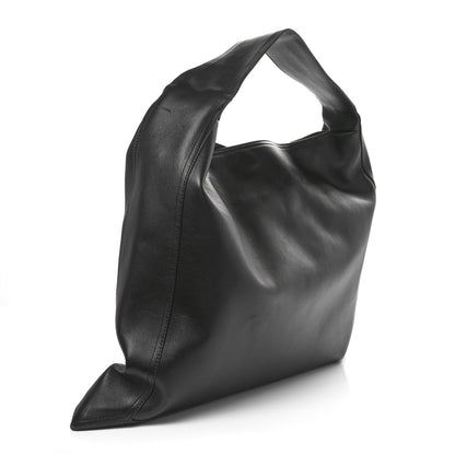 Bottega Veneta Silky Calfskin Large Hop Black 3 of 11