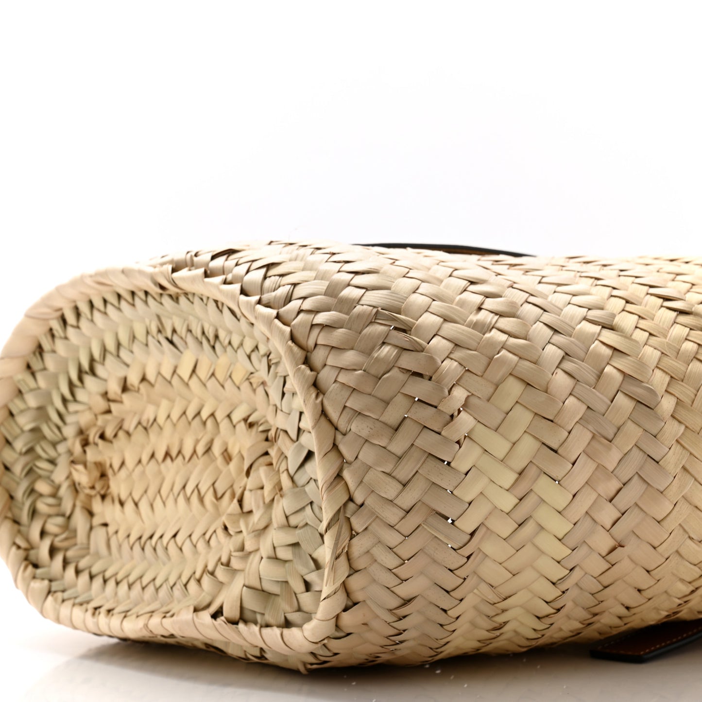 Raffia Basket Tote Bag Natural Tan