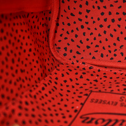 Louis Vuitton Monogram Kusama Waves Neverfull MM Red 8 of 13