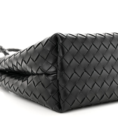 Bottega Veneta Nappa Intrecciato Medium Andiamo Shoulder Bag Black 8 of 10