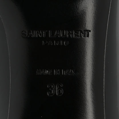 Saint Laurent Patent Classic Paris 105 Escarpin Pumps 36 Black 7 of 11