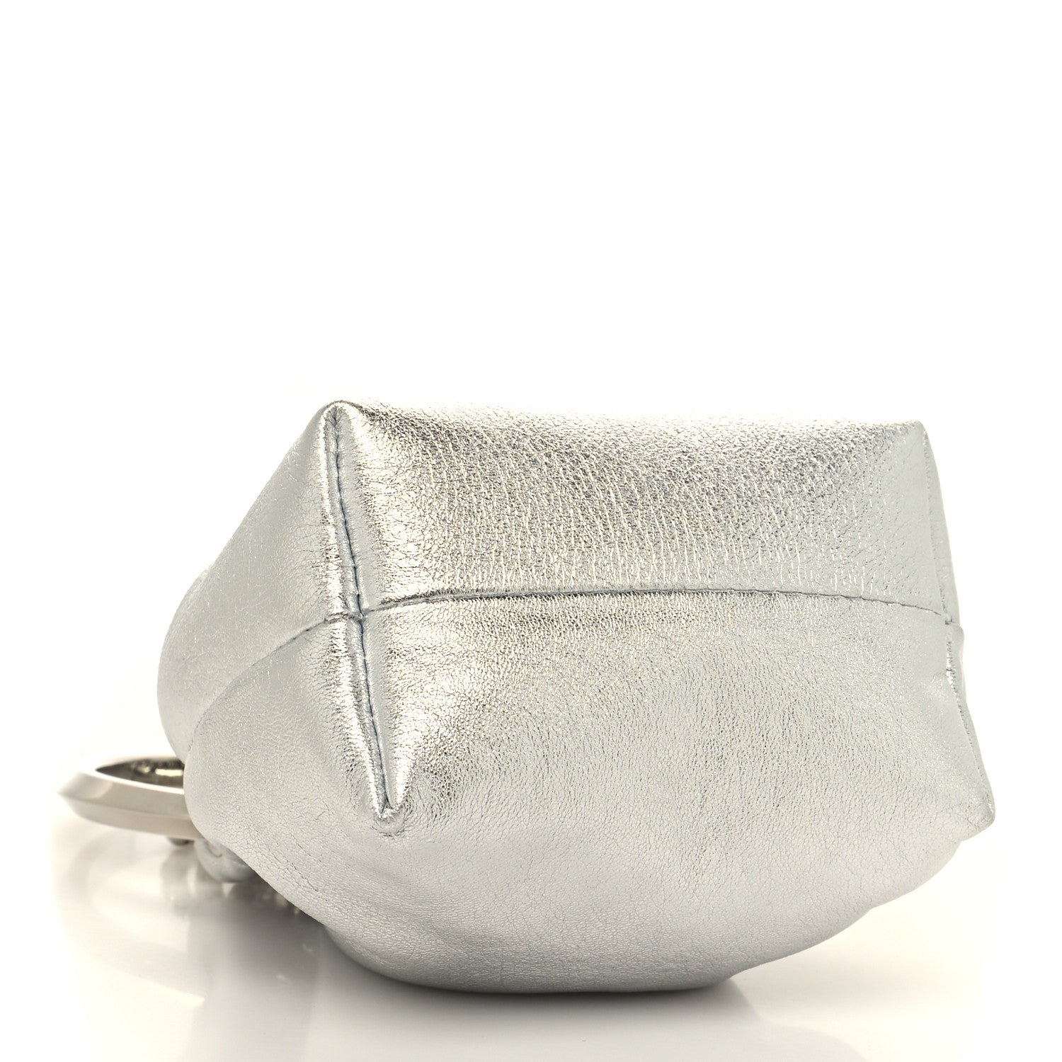 Jimmy Choo Metallic Nappa Micro Bon Bon Bag Silver 4 of 9