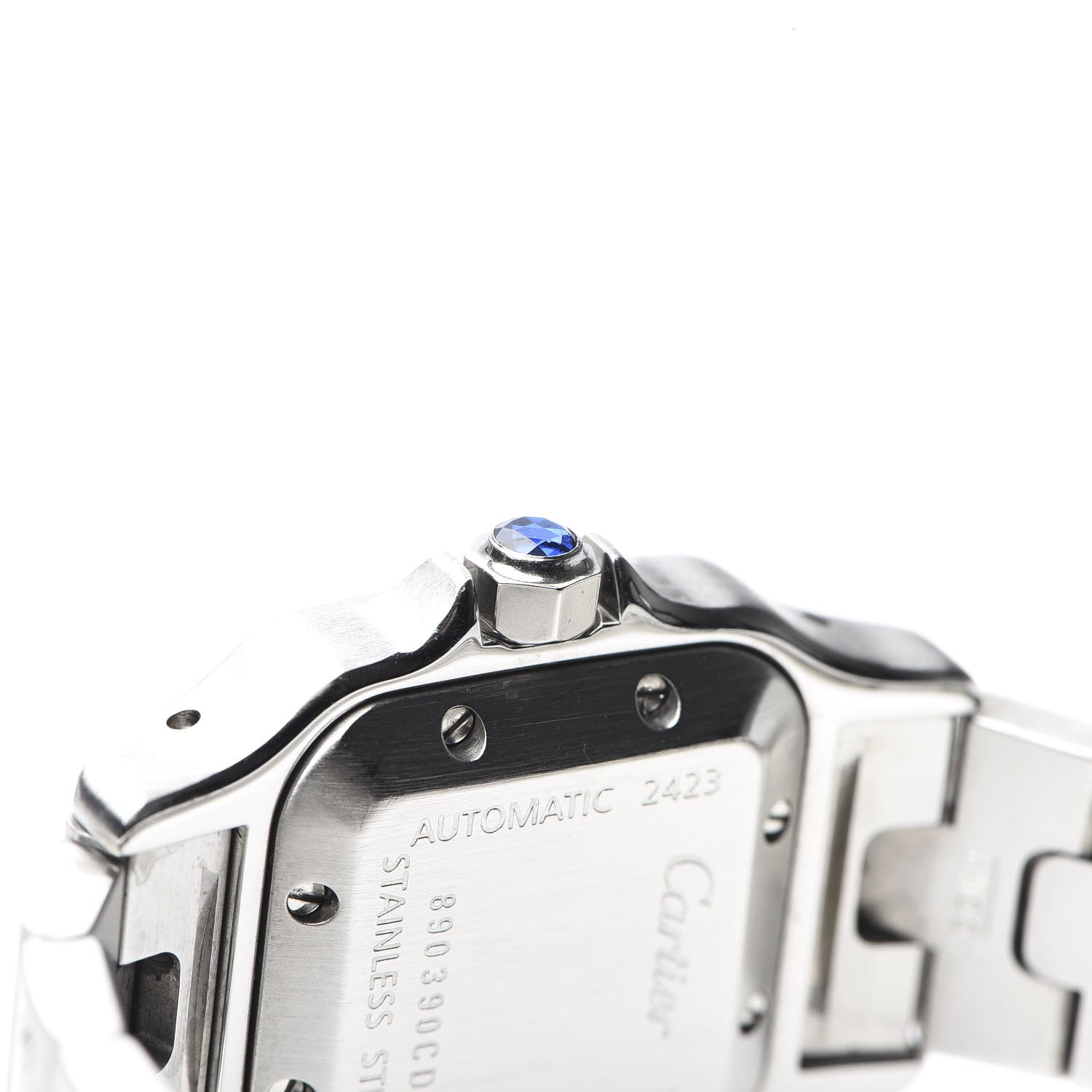 Cartier Stainless Steel 24mm Santos de Galbee Automatic Watch 9 of 10