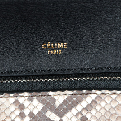 Celine Python Medium Edge Shoulder Bag Natural 6 of 9