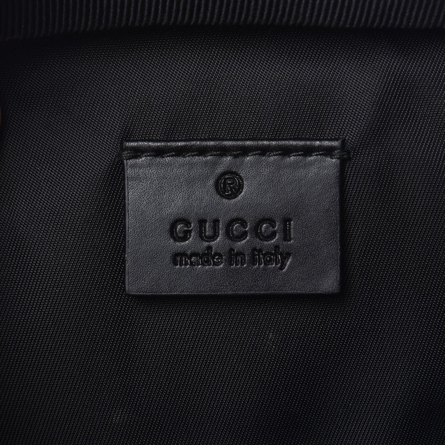 GG Supreme Monogram Web Belt Bag Black